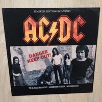 AC-DC Danger keep out vinile rosso