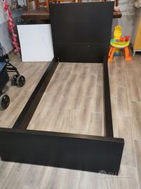 struttura letto singolo ikea 