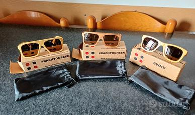 Occhiali da sole WHB in legno - nuovi - a scelta a