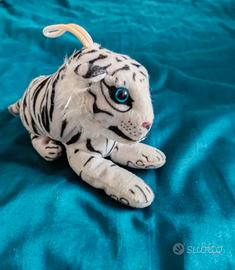 Peluche Tigre Bianco Morbido
