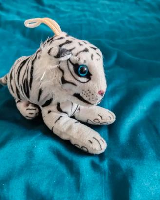 Peluche Tigre Bianco Morbido