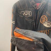 Giacca moto in pelle