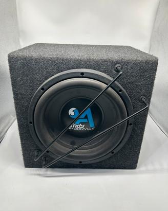 SUBWOOFER BASSFACE INDY A8/4 con box montato