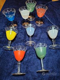 bicchieri calici antichi vintage 