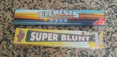 cartine elements da 12 inch e super blunt banana s