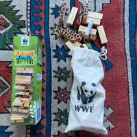 WWF Animal Tumble Tower Gioco in legno