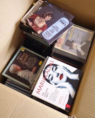 Stock oltre 250 CD originali musica classica et al
