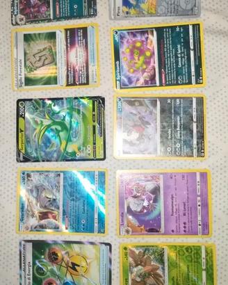 SET 10 CARTE POKEMON RARE