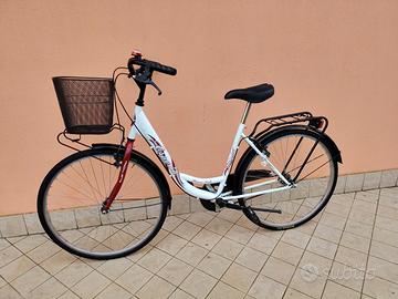Bicicletta da 26 Esperia bicolore con cesto