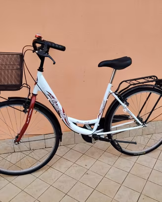 Bicicletta da 26 Esperia bicolore con cesto