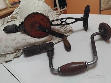 Trapani a mano vintage - rarissimi (2 prezzi)