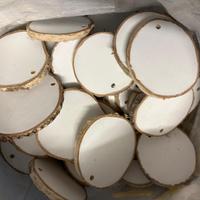 Legno betulla dischetti in legno 100pz