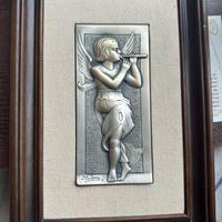 Quadro Ottaviani con bassorilievo in argento 925