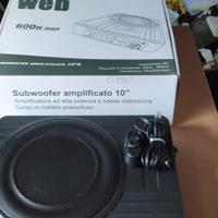 subwoofer auto 