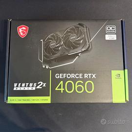 Scheda Video MSI GeForce RTX 4060 VENTUS 2X BLACK