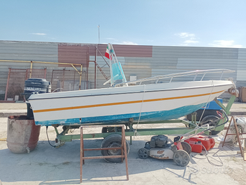 Barca gobbi 450 con motore super america 25/50