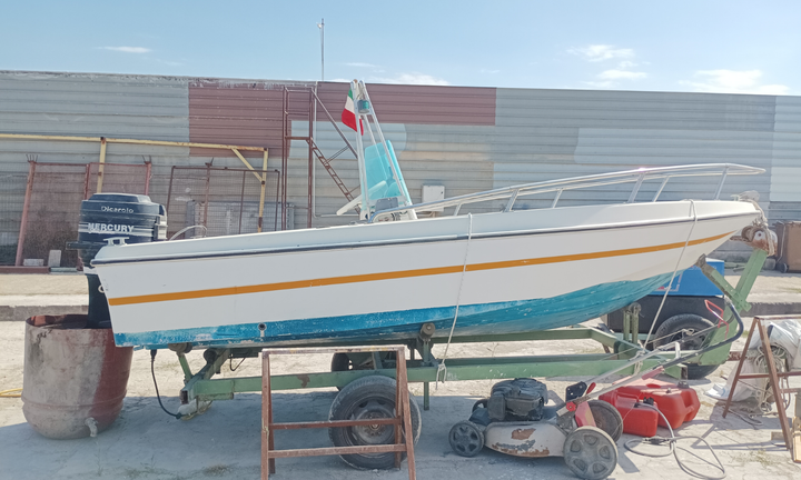 Barca gobbi 450 con motore super america 25/50