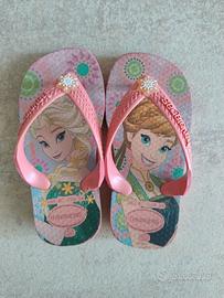 Infradito Havaianas bambina 22 FROZEN - Usate