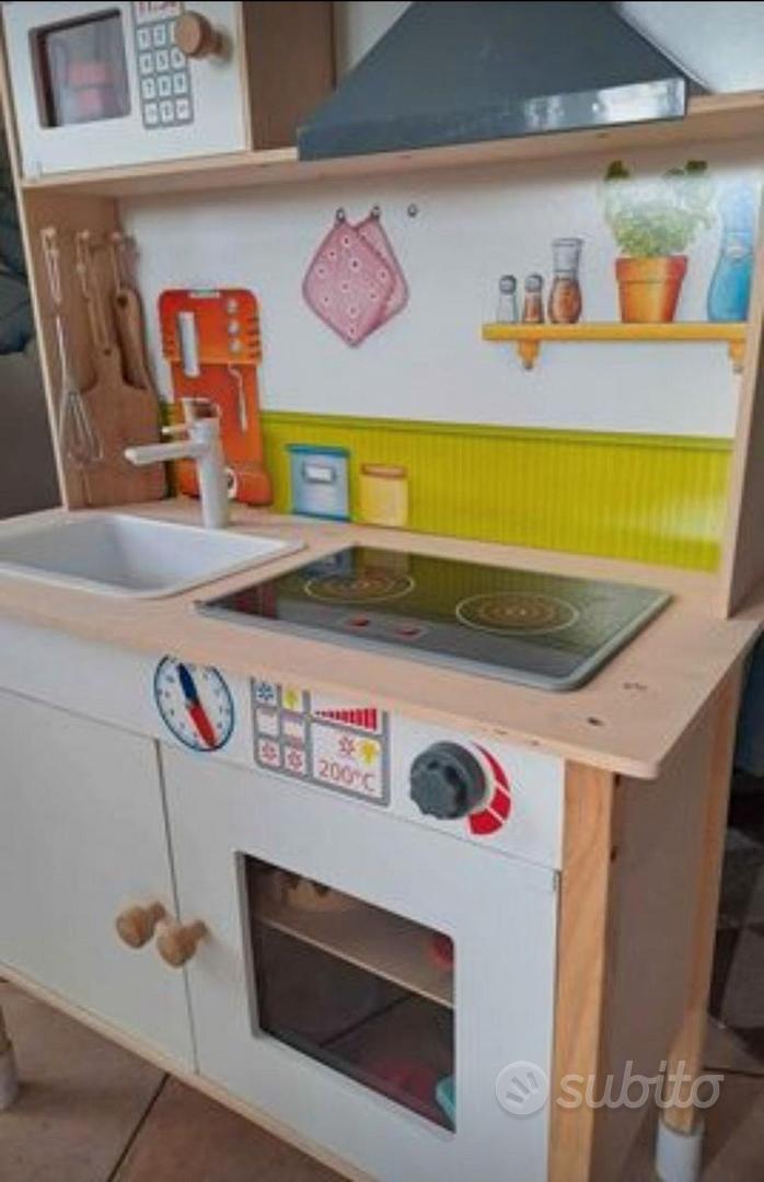 cucina bambina legno.con tanti accessori - Tutto per i bambini In vendita a  Torino