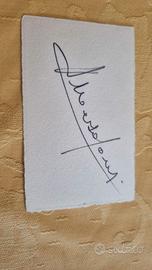 Autografo Alberto Sordi