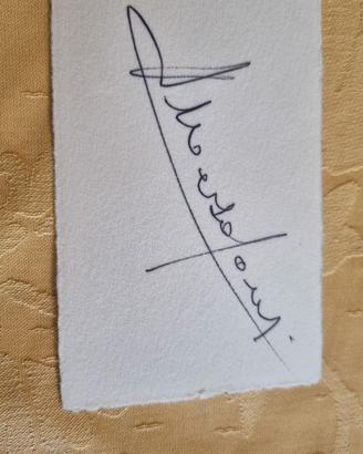 Autografo Alberto Sordi