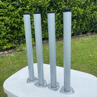 gambe per tavolo o scrivania in metallo 10 coppia