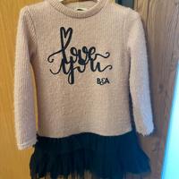 Vestito bambina invernale 4/5 anni