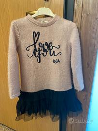 Vestito bambina invernale 4/5 anni
