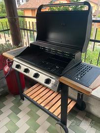 Grill a gas