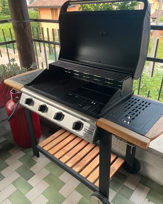 Grill a gas