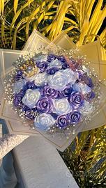 Bouquet originali in nastro fatto a mano |Handmade