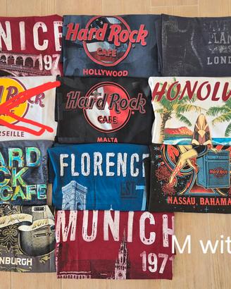 Magliette Hard Rock Cafe da tutto il mondo