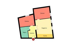 Appartamento di 83 m² con 4 locali a San Felice su