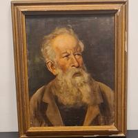 Ritratto uomo con barba fine XIX secolo