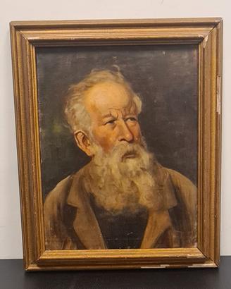 Ritratto uomo con barba fine XIX secolo
