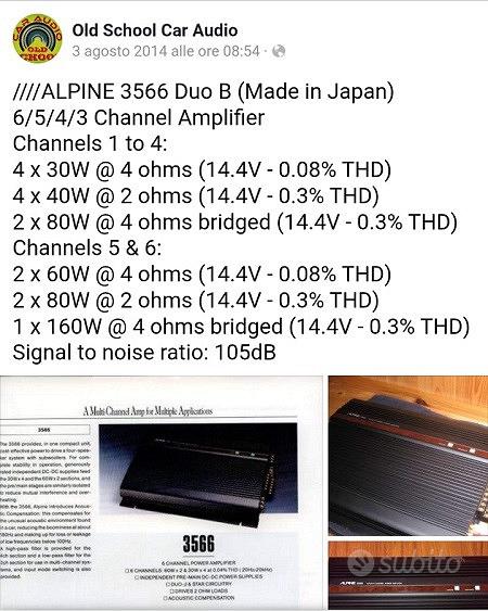 豪華で新しい ALPINE 3566 パワーアンプ funleucemialinfoma.org