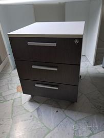 Cassettiere rovere moro