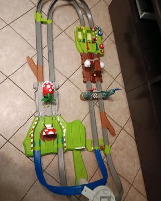 Lotto con 4 piste hot wheels complete Mario kart