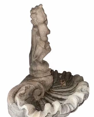 Fontana Antica '900 - Fontana con Putto e Base