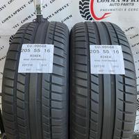 2 pneumatici 205/55 r16 riken estive seminuove