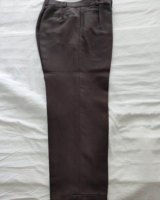 abito uomo grigio/verde scuro lana e viscosa 