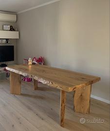 Tavolo Artigianale in Rovere 200x100