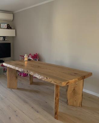 Tavolo Artigianale in Rovere 200x100