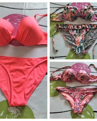 Lotto 3 bikini donna taglia 46 