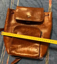 Zaino in pelle Vintage marrone