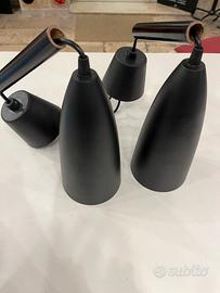 Applique sospensioni nere