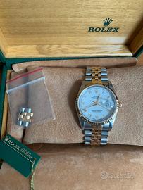 Rolex Datejust ref. 16233 full set - Acciaio e oro