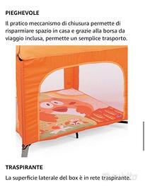 Box quadrato Chicco Open Box Fancy Chicken con sca