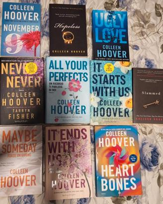 Lotto 10 libri Colleen Hoover - romance / BookTok 