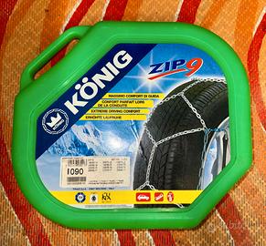 Catene da neve KONIG 9mm ZIP9 – NUOVE MAI USATE